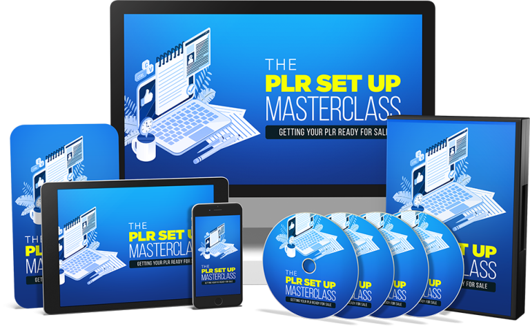 The PLR Set Up Masterclass Video Course